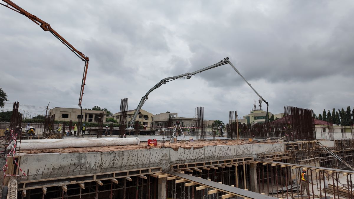 luxury studio apartment in accra still in construction